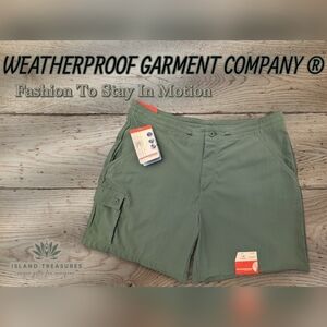NWT Weatherproof Garment Co Women's Size 14 Olive Green Comfort Polyester/Nylon